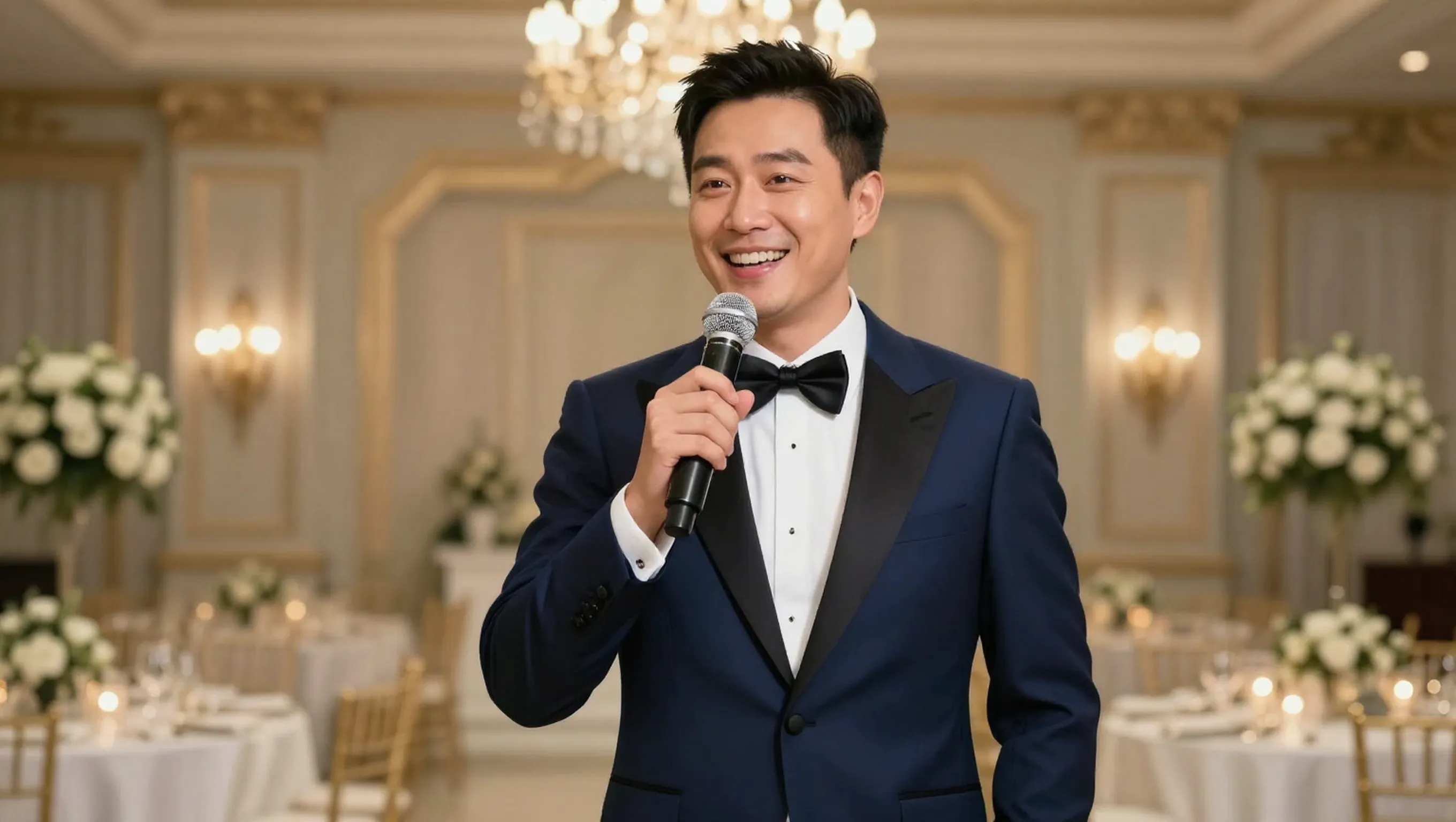 🎤 ქორწილის წამყვანი – იდეალური ატმოსფეროს მთავარი შემქმნელი